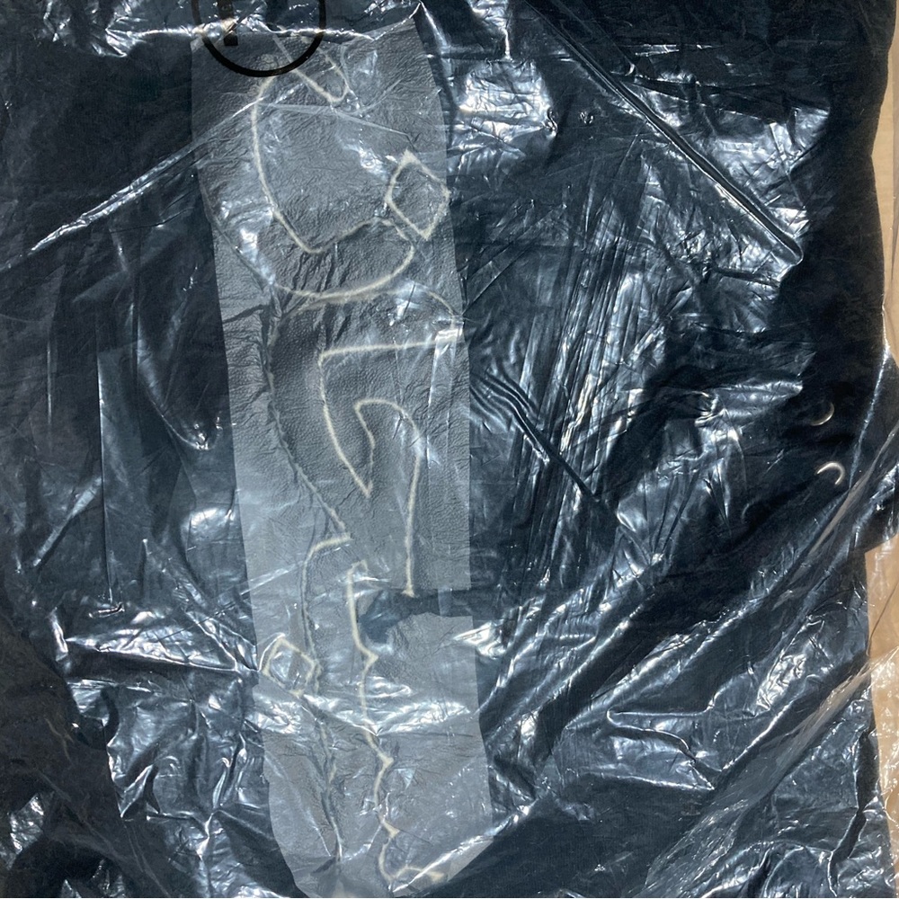 Black and White Supreme Arabic Logo Hoodie